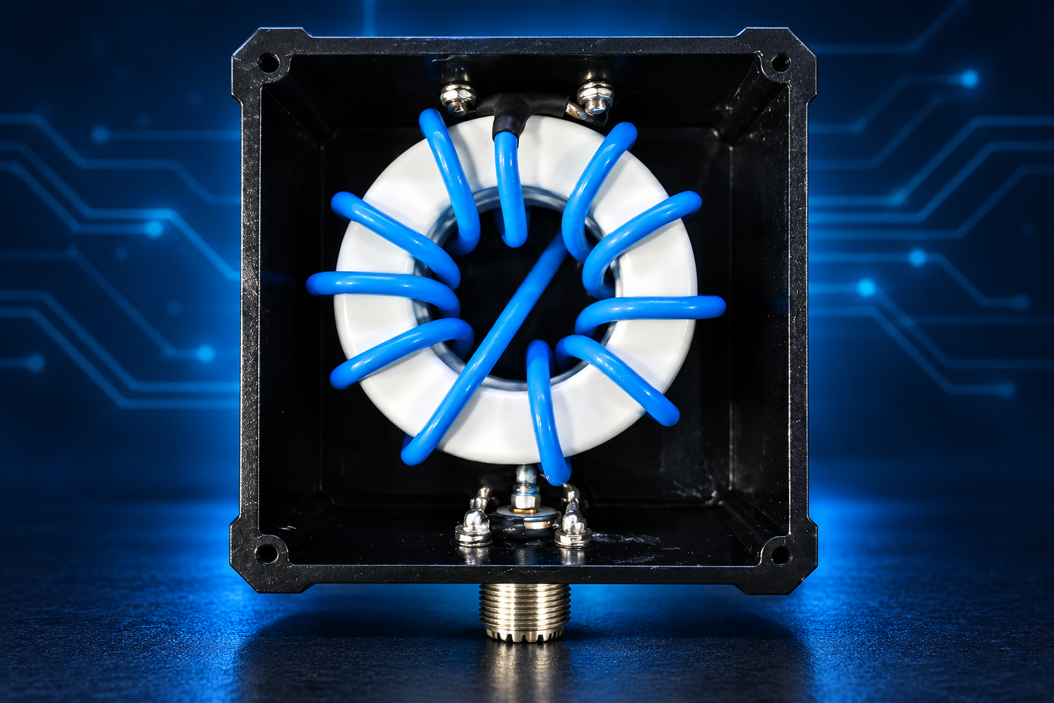 1:1BALUN 环形磁芯绕组细节